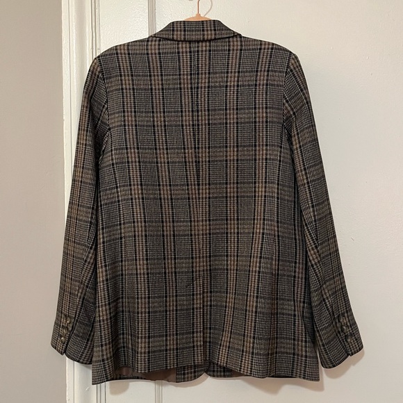 & Other Stories Fitted Checkered Blazer in Size 8 - Picture 2 of 12